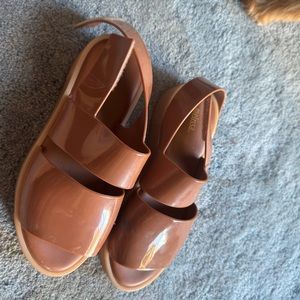 Brown Melissa Jelly Sandals 7s